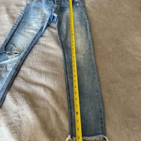 Lucky Brand Blue Ankle Cropped Jeans - Picture 5 of 10